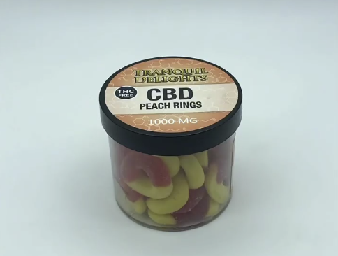 Gomitas de CBD - Aros de durazno