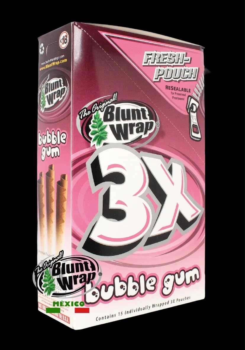 3x Blunt Wrap - Bubble Gum