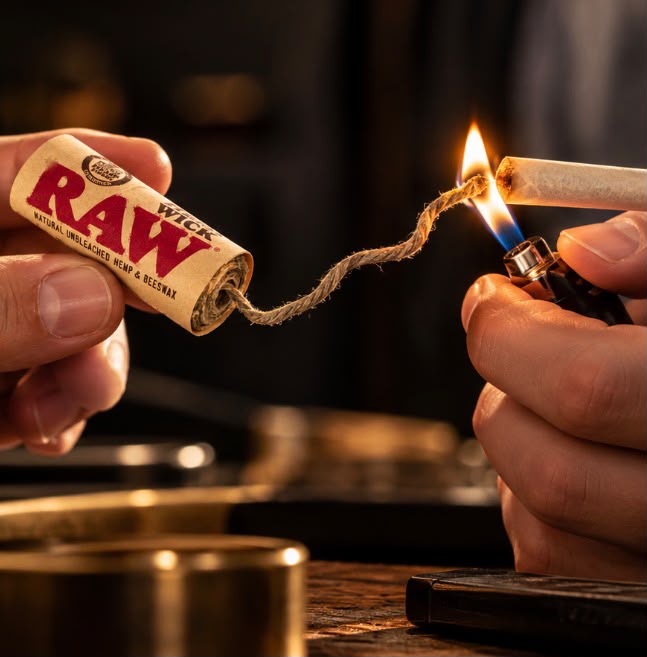 RAW Hemp Wick 6 Metros / 20 pies - Imagen 2