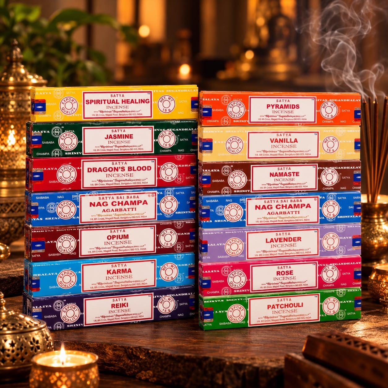 INCIENSO SATYA NAG CHAMPA VARIOS SABORES