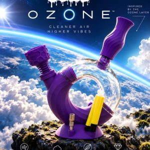 Ooze | Ozone Silicone Water Pipe Dab Rig & Dab Straw Varios Colores