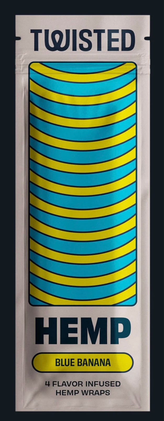 Twisted Hemp Wraps - Blue Banana Platano Azul